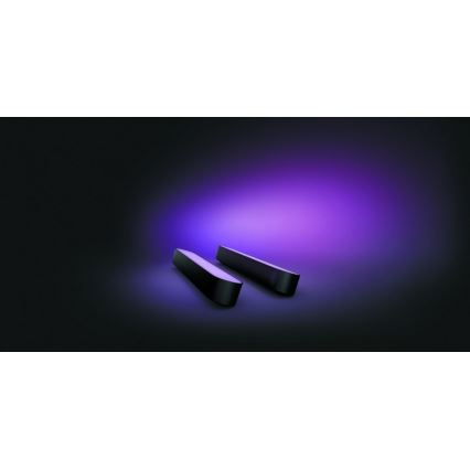 Philips 78202/30/E7 - KOMPLET 2x LED RGB Zatemnitvena namizna svetilka HUE WHITE AND COLOR AMBIANCE LED/6W/230V