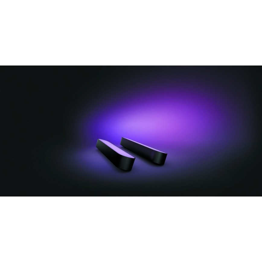 Philips 78202/30/E7 - KOMPLET 2x LED RGB Zatemnitvena namizna svetilka HUE WHITE AND COLOR AMBIANCE LED/6W/230V