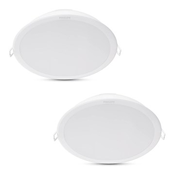 Philips - SET 2x LED Vgradna svetilka MESON LED/23,5W/230V 4000K