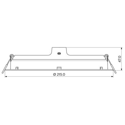 Philips - SET 2x LED Vgradna svetilka MESON LED/23,5W/230V 4000K