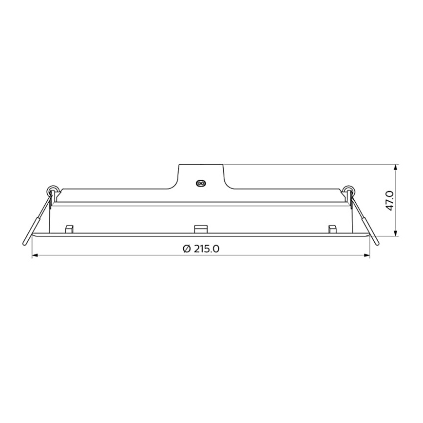 Philips - SET 2x LED Vgradna svetilka MESON LED/23,5W/230V 4000K