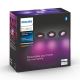 Philips - SET 3x LED RGB Zatemnitvena vgradna svetilka Hue CENTURA 1xGU10/5,7W/230V 2000-6500K