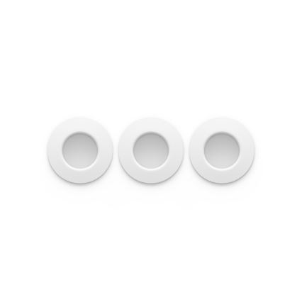Philips - SET 3x LED RGBW Zatemnitvena kopalniška vgradna svetilka Hue SLIM LED/8,3W/230V IP44 2000-6500K