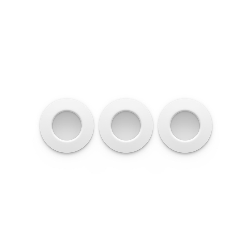 Philips - SET 3x LED RGBW Zatemnitvena kopalniška vgradna svetilka Hue SLIM LED/8,3W/230V IP44 2000-6500K