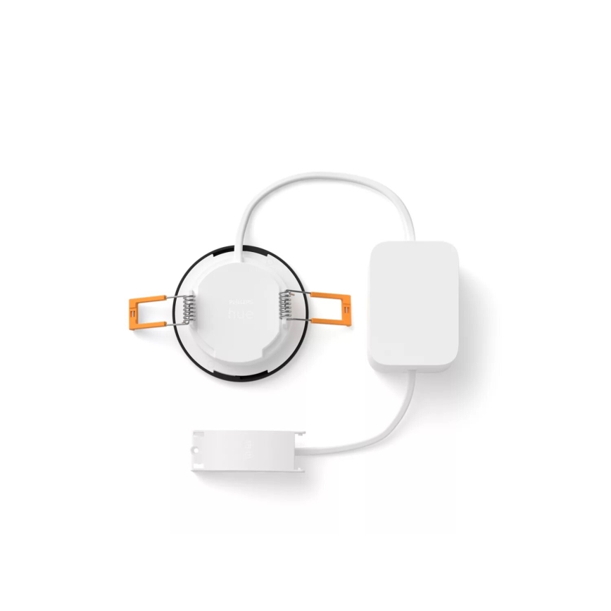 Philips - SET 3x LED RGBW Zatemnitvena kopalniška vgradna svetilka Hue SLIM LED/8,3W/230V IP44 2000-6500K
