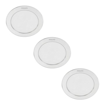 Philips - SET 3x LED Vgradna svetilka 1xLED/3,5W/230V 2700K