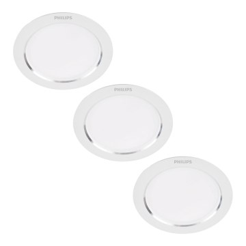 Philips - SET 3x LED Vgradna svetilka LED/3,5W/230V 3000K