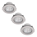 Philips - SET 3x LED Vgradna svetilka LED/4,5W/230V 2700K