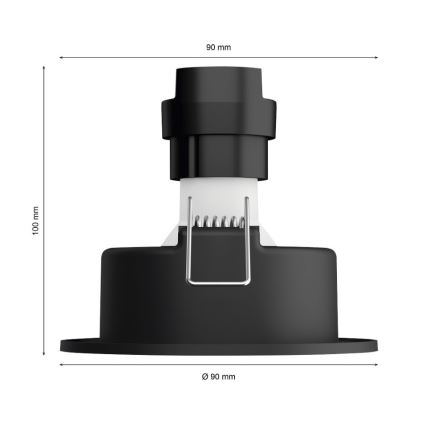 Philips - SET 3x LED Zatemnitvena vgradna svetilka Hue MILLISKIN 1xGU10/5,7W/230V 2200-6500K