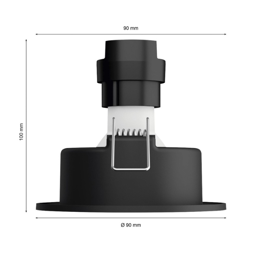 Philips - SET 3x LED Zatemnitvena vgradna svetilka Hue MILLISKIN 1xGU10/5,7W/230V 2200-6500K