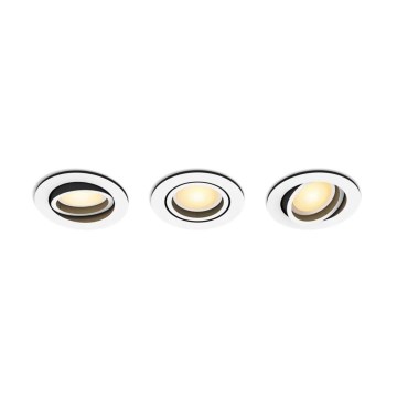 Philips - SET 3x LED Zatemnitvena vgradna svetilka Hue MILLISKIN 1xGU10/4,2W/230 2200-6500K