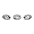 Philips - SET 3x LED Zatemnitvena vgradna svetilka LED/4,5W/230V
