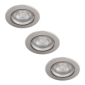 Philips - SET 3x LED Zatemnitvena vgradna svetilka LED/5W/230V 2700K