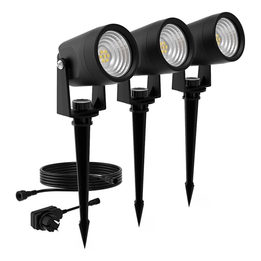 Philips - SET 3x LED Zunanja svetilka GARDENLINK REUEL LED/1,5W/230V 2700K IP44