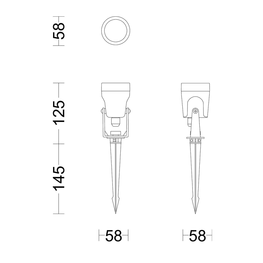 Philips - SET 3x LED Zunanja svetilka GARDENLINK REUEL LED/1,5W/230V 2700K IP44