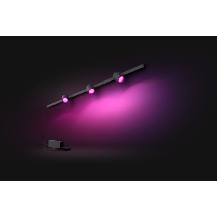 Philips - SET 3x LED RGB Zatemnitvena svetilka za tračni sistem Hue PERIFO LED RGB/15,6W/230V 2000-6500K