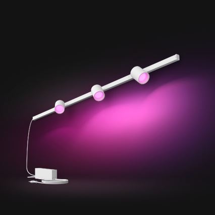 Philips - SET 3x LED RGB Zatemnitvena svetilka za tračni sistem Hue PERIFO LED RGB/15,6W/230V 2000-6500K