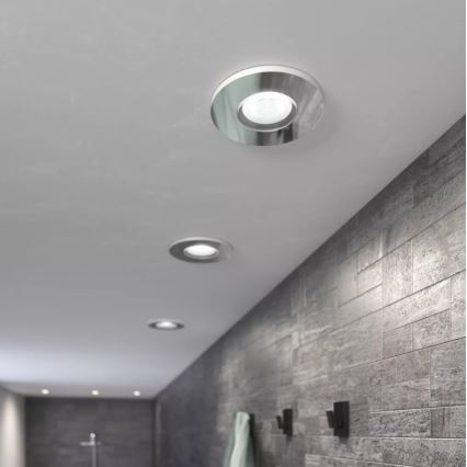 Philips - SET 3x LED Zatemnitvena kopalniška vgradna svetilka Hue ADORE BATHROOM 1xGU10/4,2W/230V 2200-6500K IP44