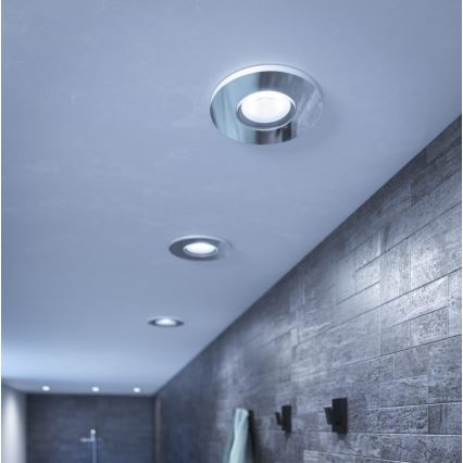 Philips - SET 3x LED Zatemnitvena kopalniška vgradna svetilka Hue ADORE BATHROOM 1xGU10/4,2W/230V 2200-6500K IP44