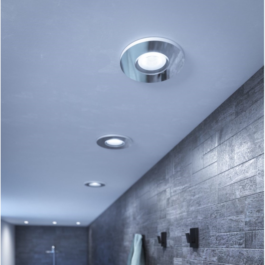 Philips - SET 3x LED Zatemnitvena kopalniška vgradna svetilka Hue ADORE BATHROOM 1xGU10/4,2W/230V 2200-6500K IP44