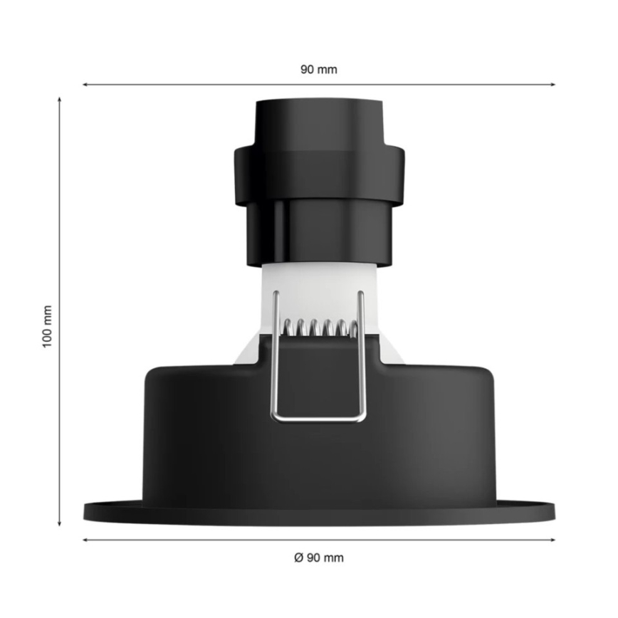 Philips - SET 3x LED Zatemnitvena vgradna svetilka Hue MILLISKIN 1xGU10/4,2W/230 2200-6500K