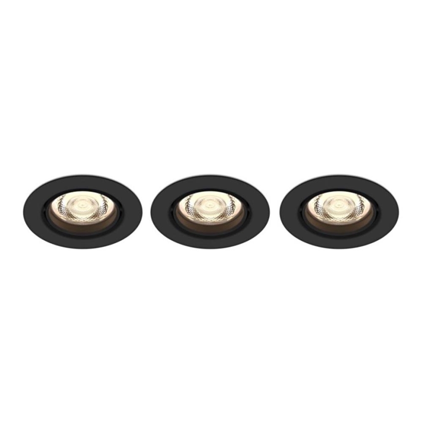 Philips - SET 3xLED Zatemnitvena vgradna svetilka IMPALA Warm Glow LED/6W/230V 2200-2700K