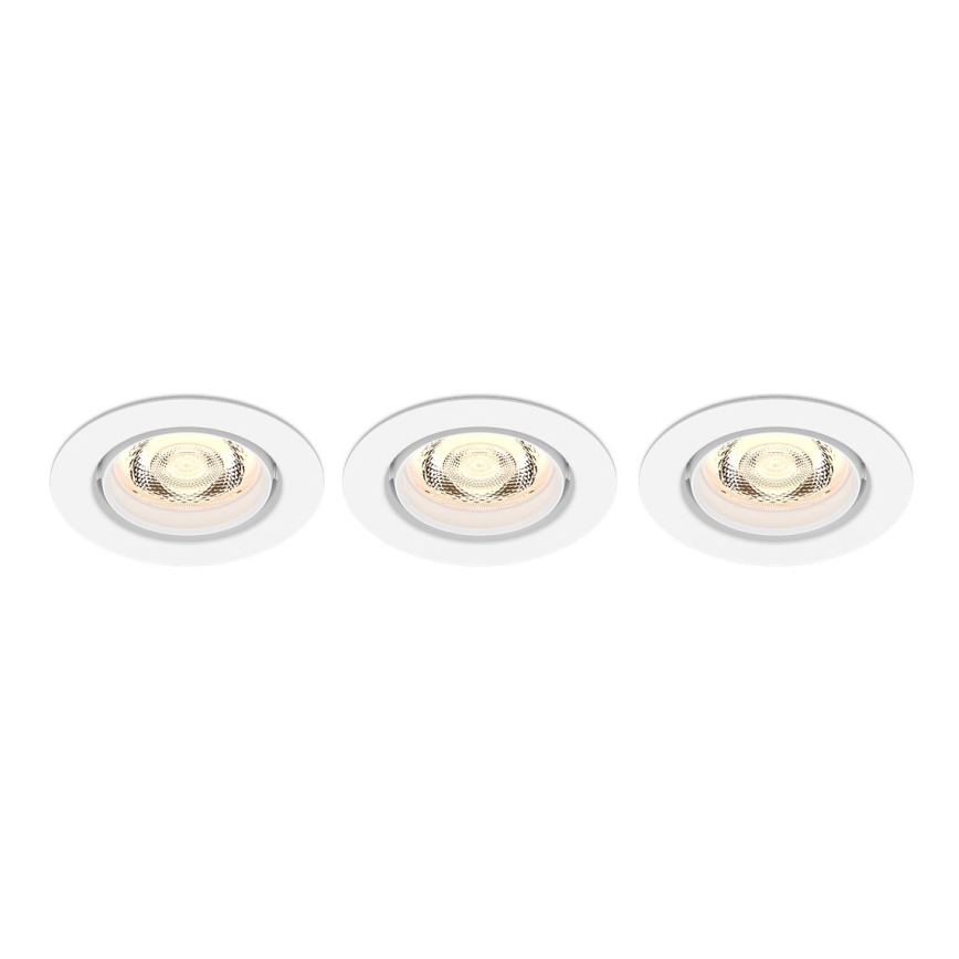 Philips -SET 3xLED Zatemnitvena vgradna svetilka IMPALA Warm Glow LED/6W/230V