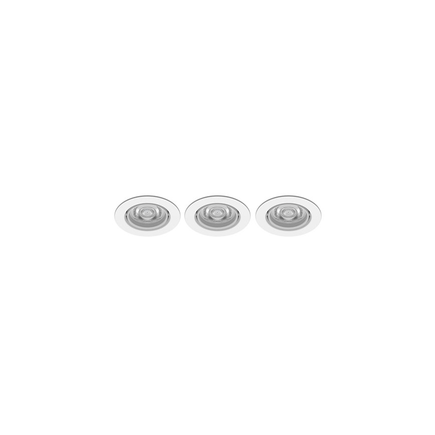 Philips -SET 3xLED Zatemnitvena vgradna svetilka IMPALA Warm Glow LED/6W/230V