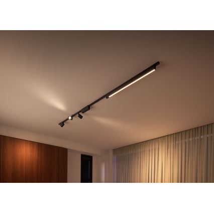 Philips - SET 4x LED RGB Zatemnitvena svetilka za tračni sistem Hue PERIFO LED RGB/44,6W/230V 2000-6500K