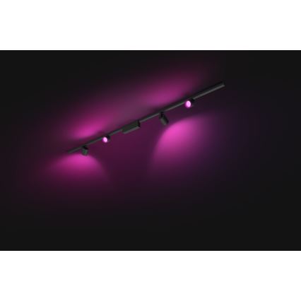 Philips  - SET 4xLED RGB Zatemnitveni reflektor za tračni sistem Hue PERIFO LED/20,8W/230V 2000-6500K