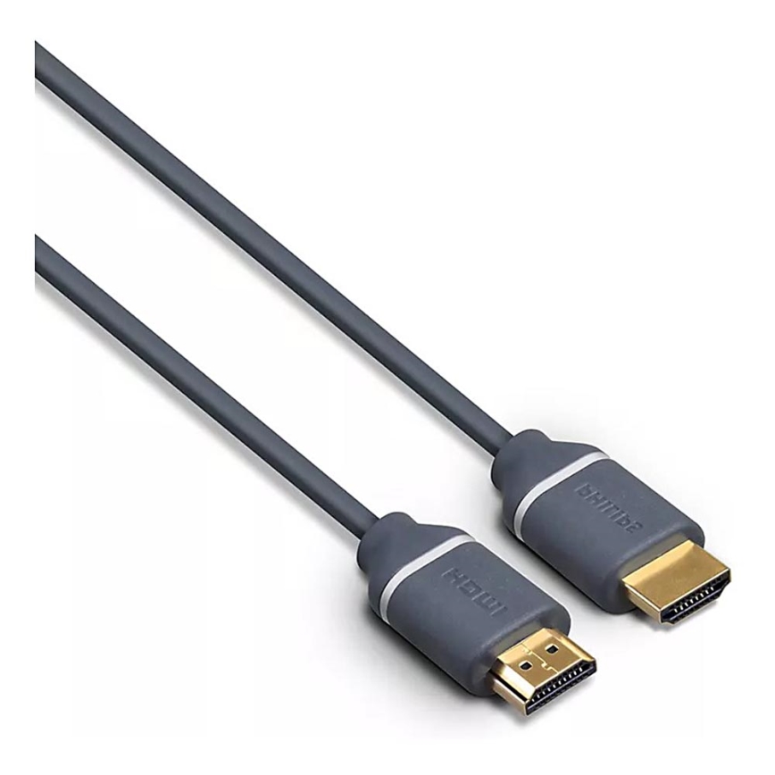 Philips SWV5650G/00 - HDMI kabel z Ethernetom, HDMI 2.0 A priključek 5m siva
