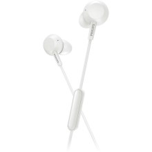 Philips TAE4105WT/00 - Bluetooth slušalke z mikrofonom JACK 3,5 mm bela