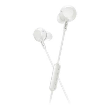 Philips TAE4105WT/00 - Slušalke z mikrofonom JACK 3,5 mm bela