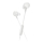 Philips TAE4105WT/00 - Slušalke z mikrofonom JACK 3,5 mm bela