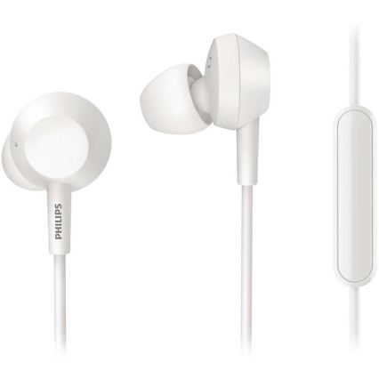 Philips TAE4105WT/00 - Slušalke z mikrofonom JACK 3,5 mm bela
