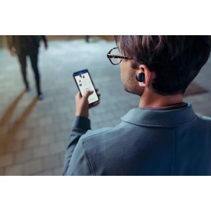 Philips TAT8505BK/00 - Brezžične slušalke IPX4 2x 55 mAh + 560 mAh črna