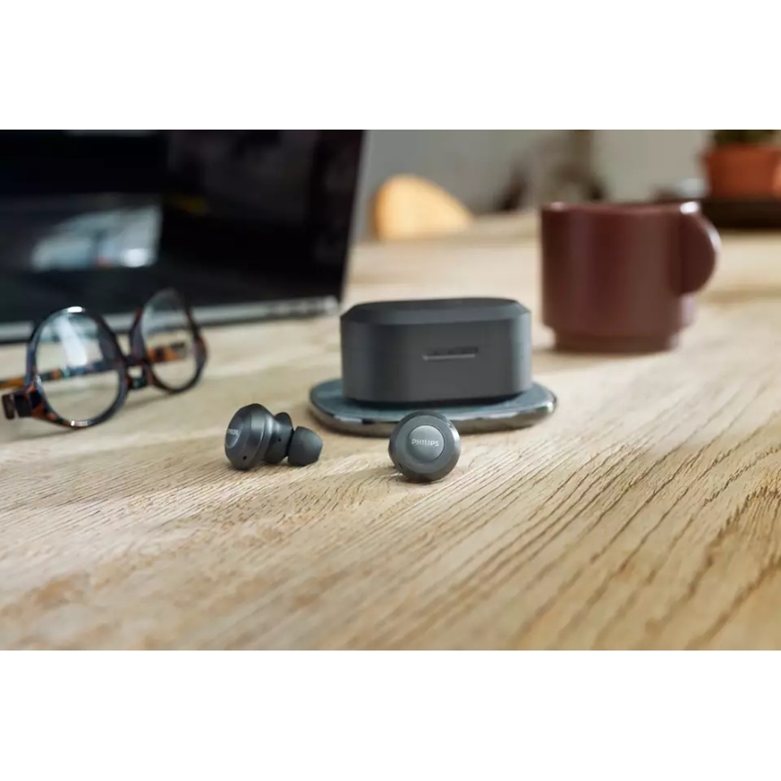 Philips TAT8505BK/00 - Brezžične slušalke IPX4 črna