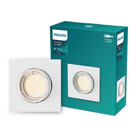 Philips - Vgradna stropna svetilka PERIDOT 1xGU10/7W/230V bela