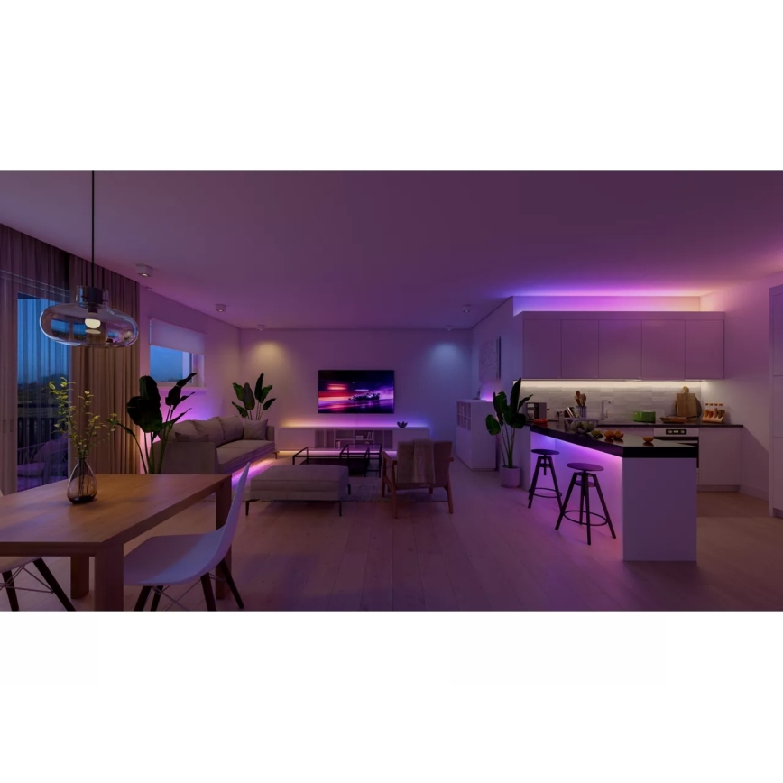 Philips - zatemljiv RGBW LED trak Hue ESSENTIAL bela in barvna osvetlitev 5m LED/19W/230V 2200-6500K