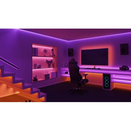 Philips - LED RGBW zatemnljiv trak Hue WHITE AND COLOR AMBIANCE 10m LED/20W/230V 2000-6500K