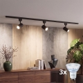 Philips - zatemljiv LED spot za tirni sistem EASYLINK 3xGU10/7W/230V 1m črna