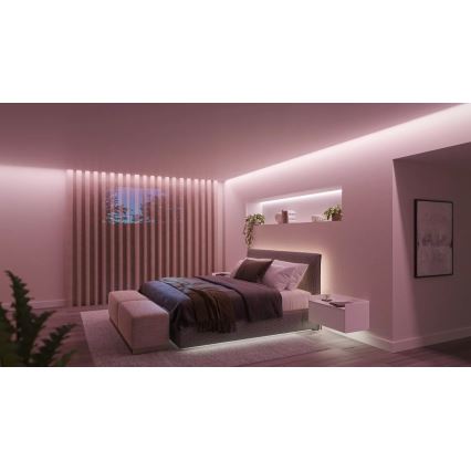 Philips - LED RGBW zatemljiv trak Hue WHITE AND COLOR AMBIANCE 5m LED/20W/230V 2000-6500K