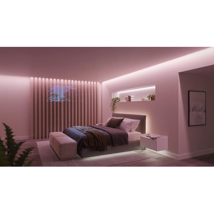 Philips - LED RGBW zatemljiv trak Hue WHITE AND COLOR AMBIANCE 5m LED/20W/230V 2000-6500K