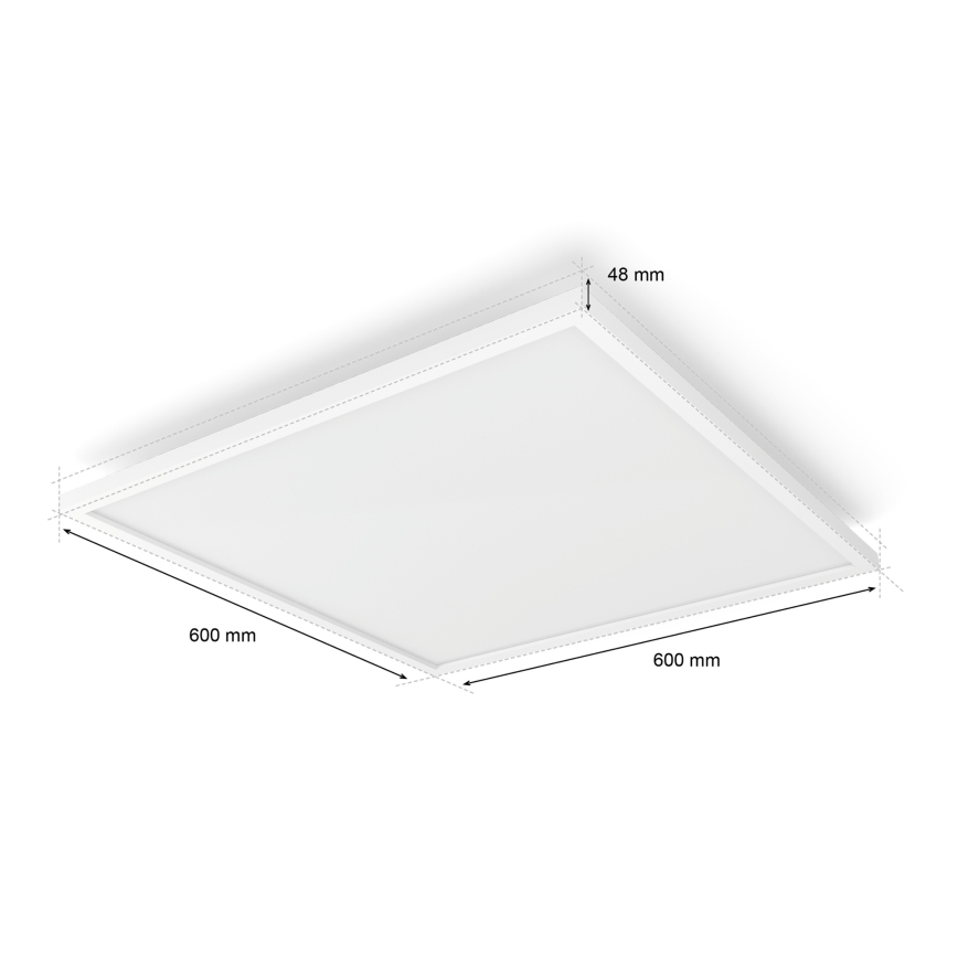 Philips - zatemnjevalno LED stropno svetilo Hue AURELLE LED/39W/230V 2200-6500K 60x60 cm belo