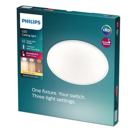 Philips - LED Zatemnjiva stropna svetilka LED/15W/230V 2700K