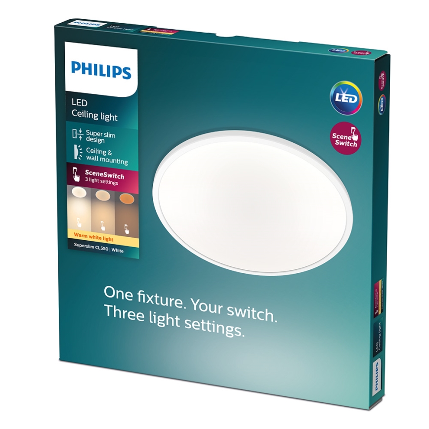 Philips - LED Zatemnjiva stropna svetilka LED/15W/230V 2700K