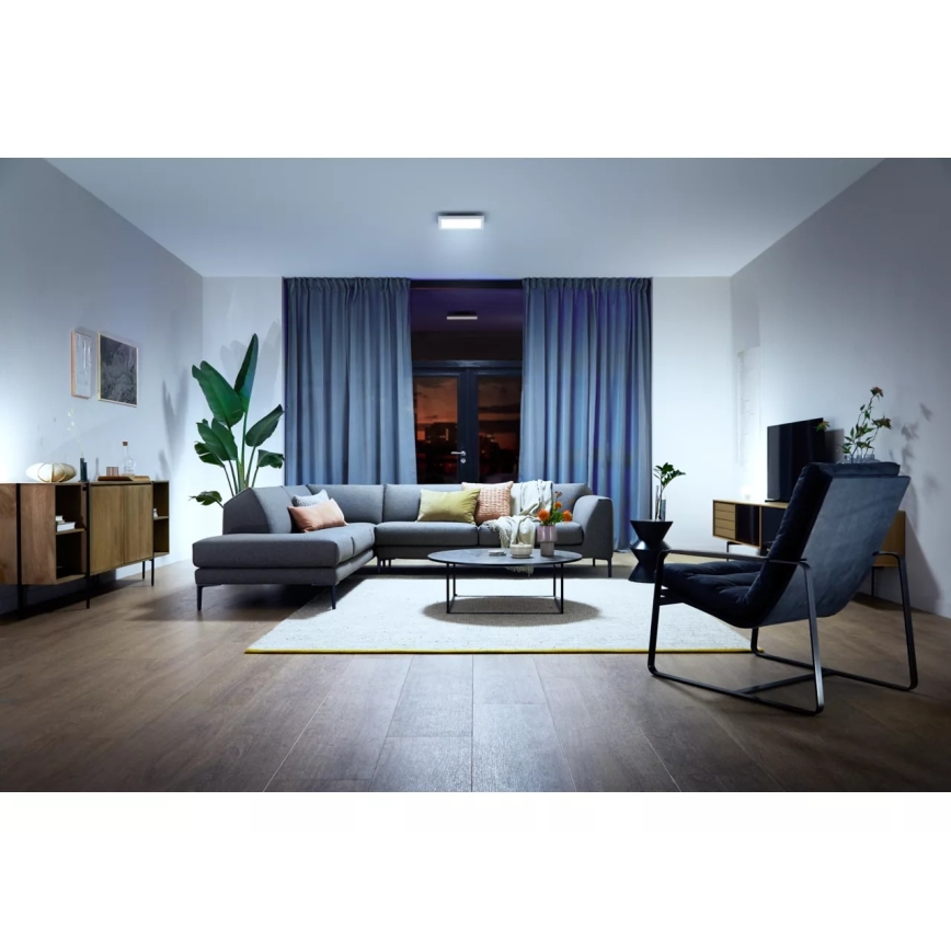 Philips - LED stropna svetilka Hue AURELLE z možnostjo zatemnitve LED/19W/230V 2200-6500K 30x30 cm bela