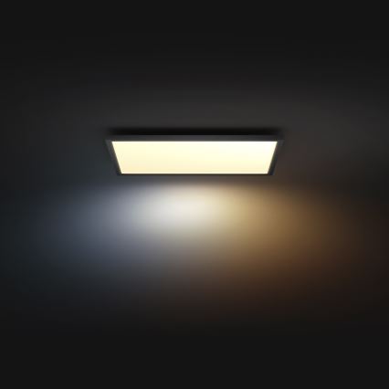 Philips - LED zatemnjiva stropna svetilka Hue AURELLE LED/39W/230V 2200-6500K 60x60 cm črna