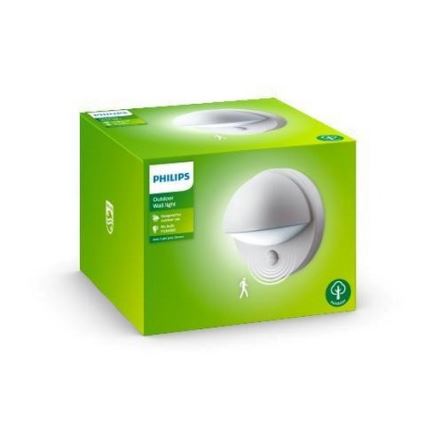 Philips - Zunanja stenska razsvetljava s senzorjem 1xE27/12W/230V IP44