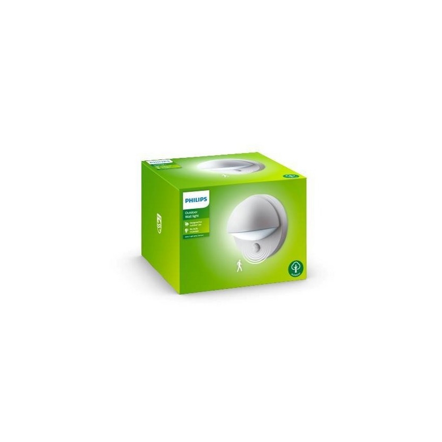 Philips - Zunanja stenska razsvetljava s senzorjem 1xE27/12W/230V IP44